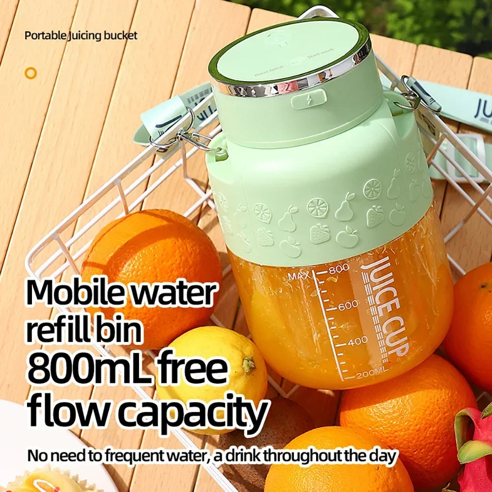 2025 800ML High-capacity Electric Blenders 6/12 Blades 1200mah Juice Maker Blender Cup Smoothies/Ice Fruits/Nuts Blender Bottle