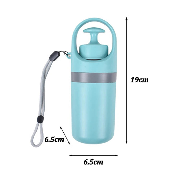 Portable Dog Pooper Scooper with Built-in Bag Dispenser