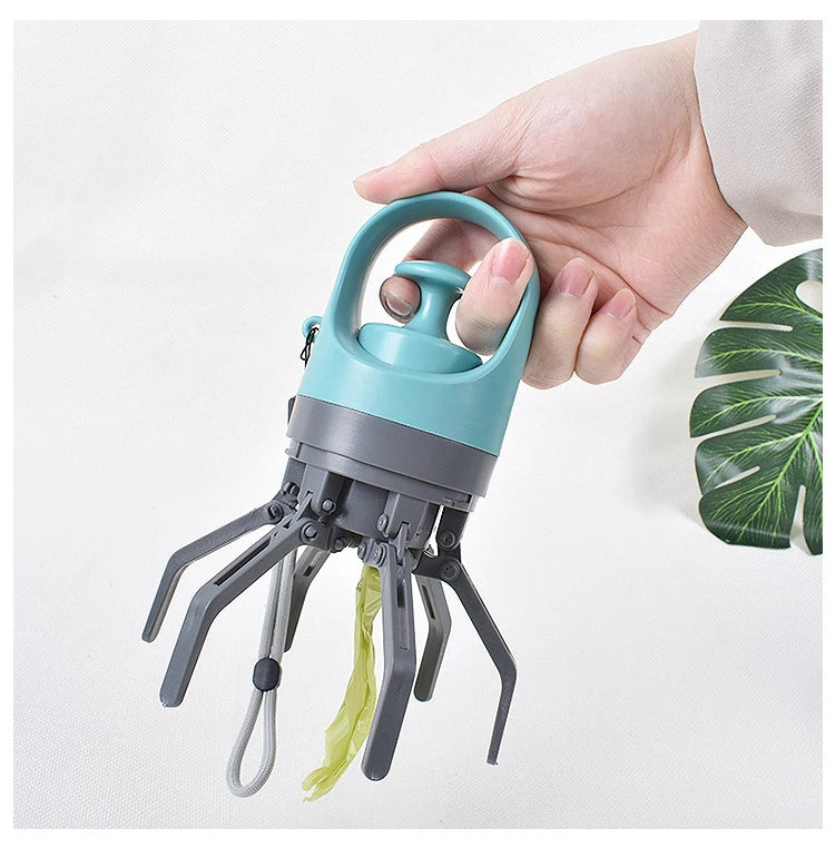 Portable Dog Pooper Scooper with Built-in Bag Dispenser
