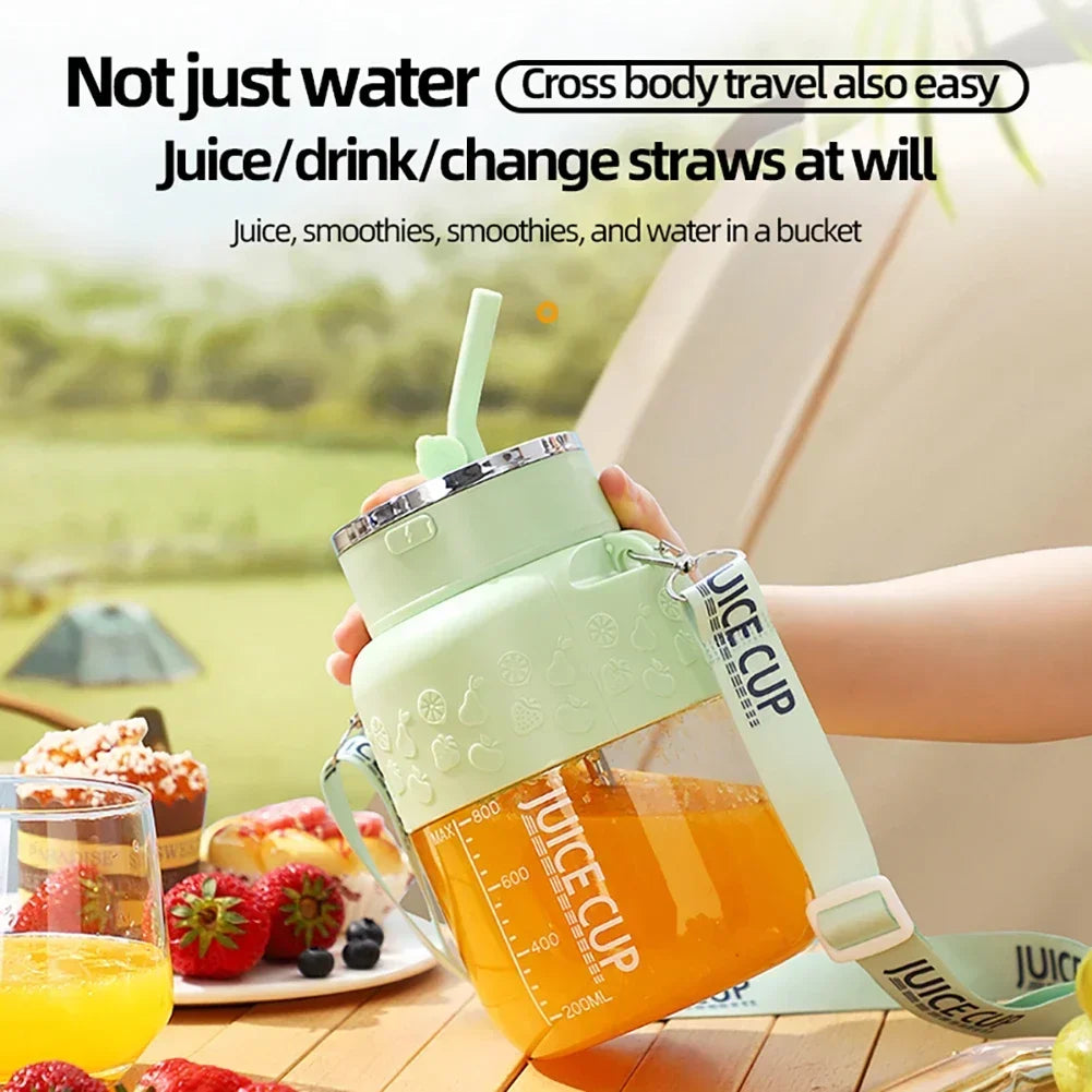 2025 800ML High-capacity Electric Blenders 6/12 Blades 1200mah Juice Maker Blender Cup Smoothies/Ice Fruits/Nuts Blender Bottle