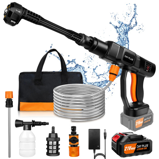 Cordless Pressure Washer – 6-in-1 Portable Power Washer with 4.0Ah Battery