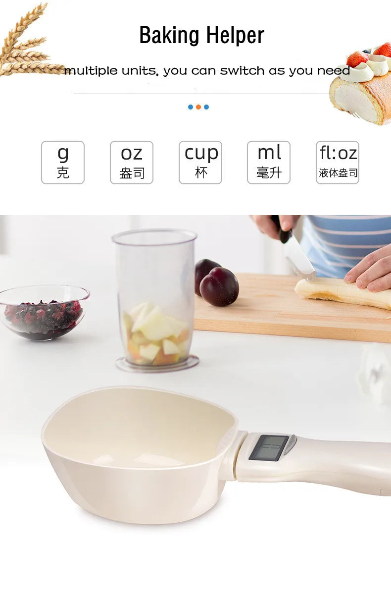 800g/1g Electronic Precision Gram Meter Measuring Spoon Baby Milk Powder Spoon Scale Baby Food Supplement Scale Measuring Spoon