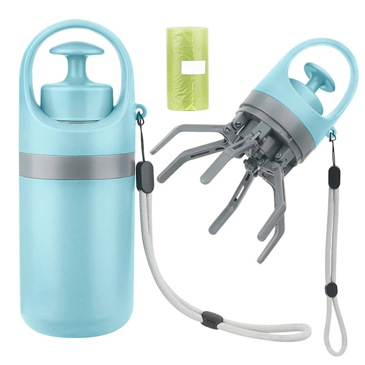 Portable Dog Pooper Scooper with Built-in Bag Dispenser