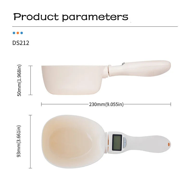 800g/1g Electronic Precision Gram Meter Measuring Spoon Baby Milk Powder Spoon Scale Baby Food Supplement Scale Measuring Spoon